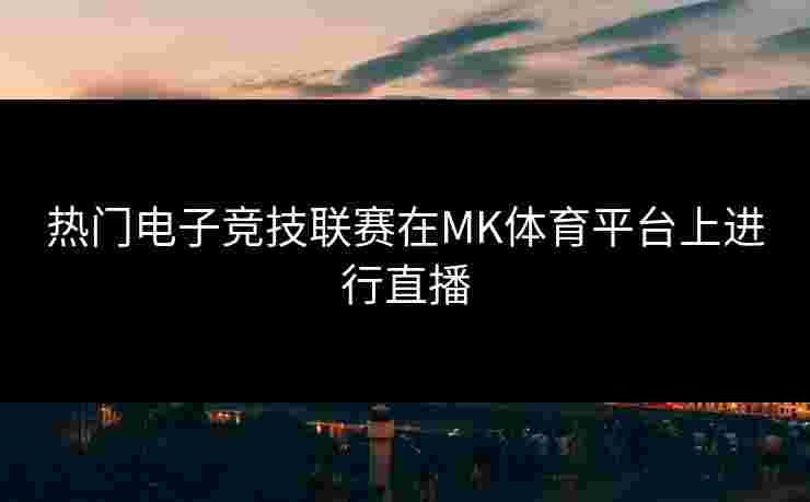 热门电子竞技联赛在MK体育平台上进行直播