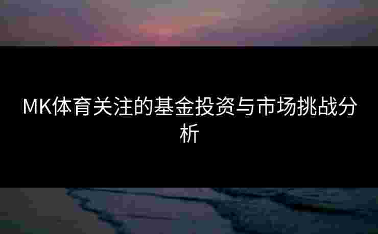 MK体育关注的基金投资与市场挑战分析